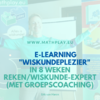 E-Learning Wiskundeplezier start 26 oktober