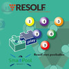 Resolf met poolballen